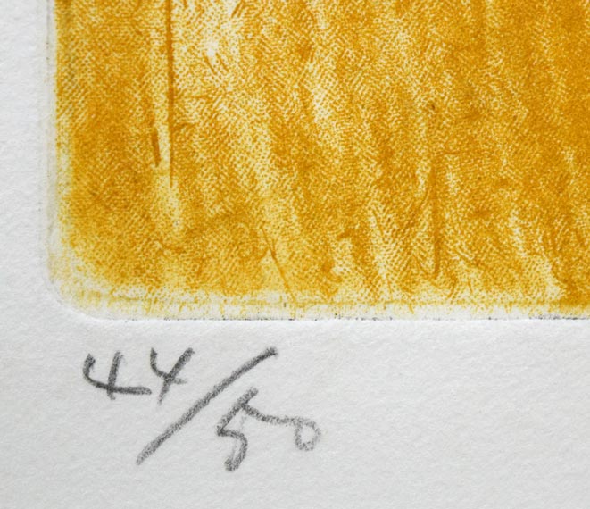 山岡康子「Dance」銅版画 限定番号(ed,44/50)