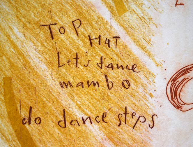 山岡康子「Dance」銅版画 拡大画像4