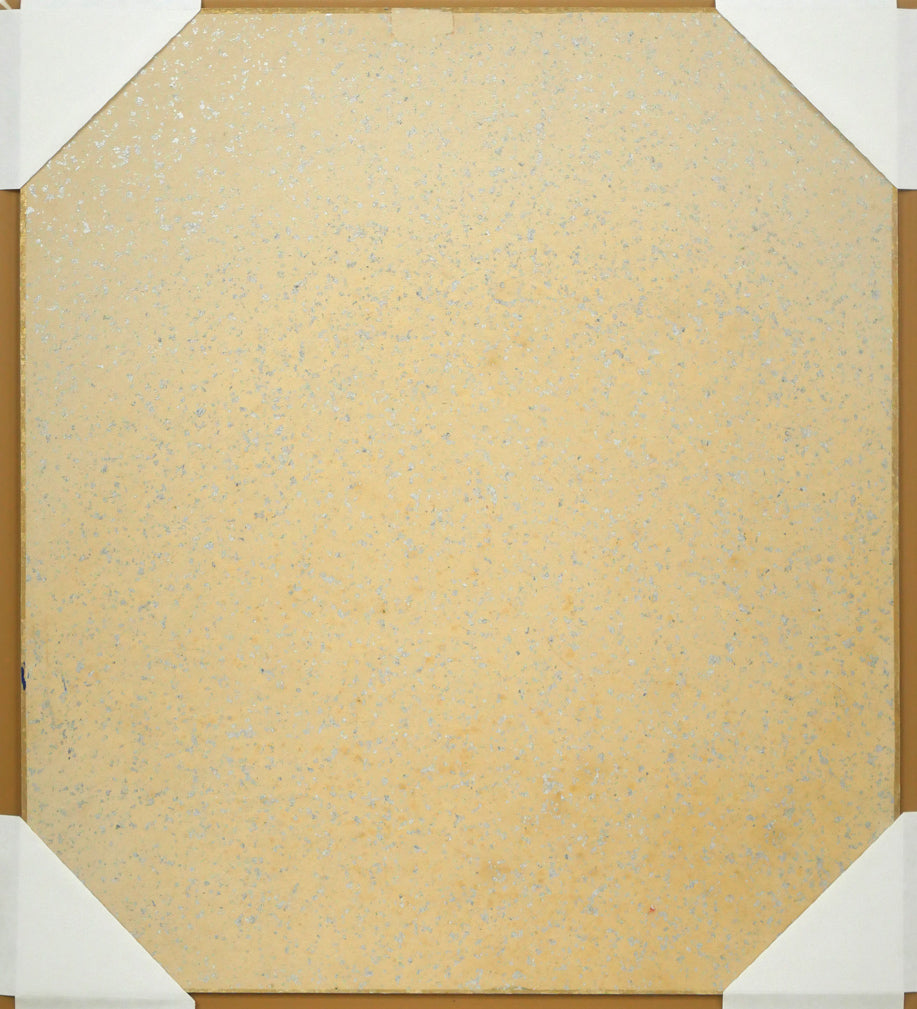 山下充「風景」水彩画・色紙 作品裏側画像