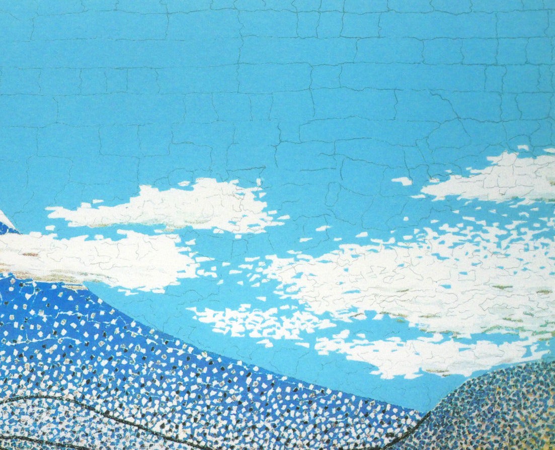 山下清「日本平よりの富士」リトグラフ 拡大画像3