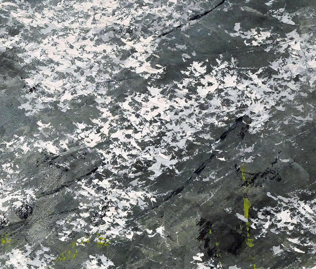 山崎貴稔「水元(公園・桜・東京)」油絵・F20号 拡大画像2