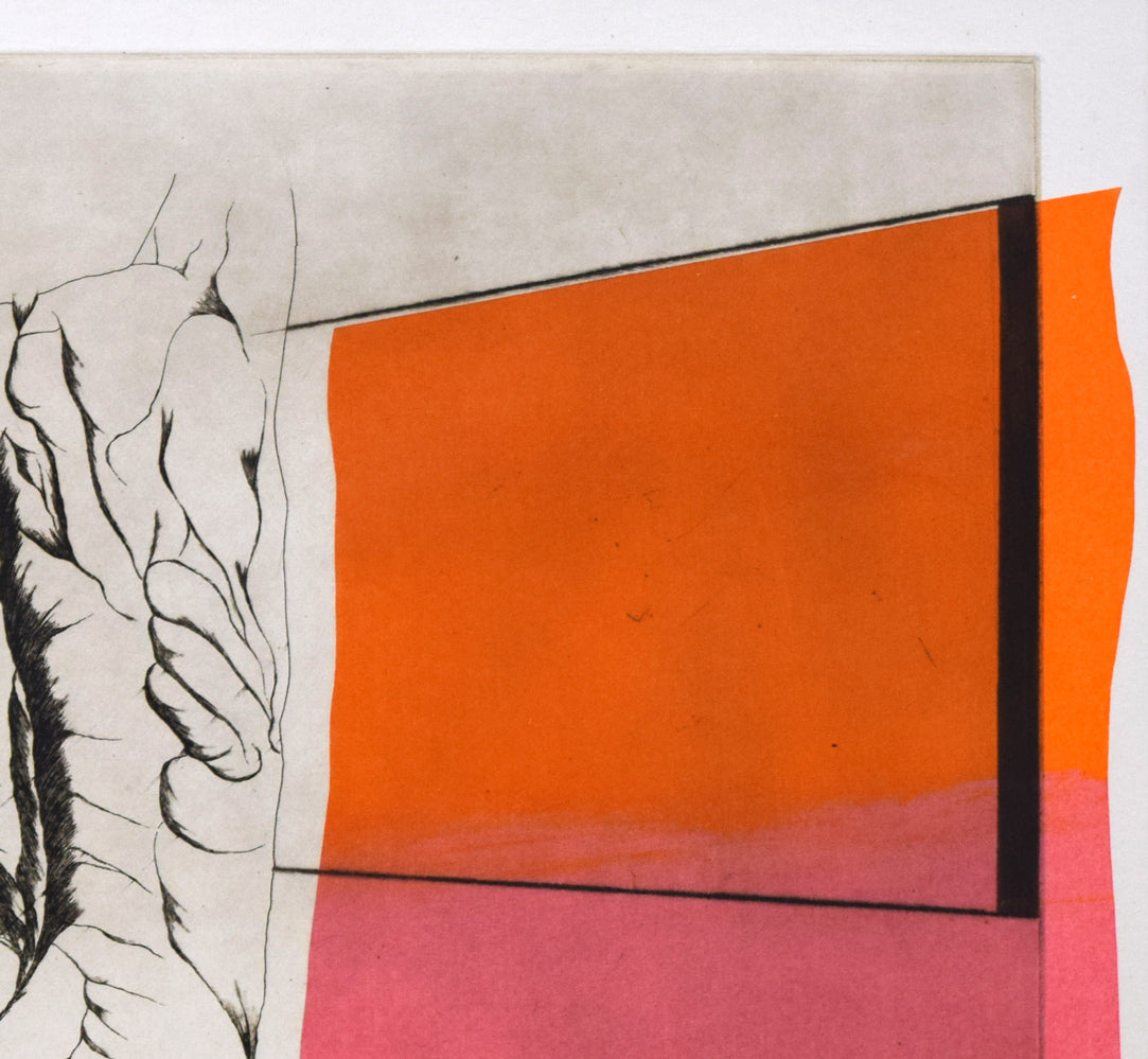 柳澤紀子「旅への誘ないⅢ」銅版画 拡大画像2