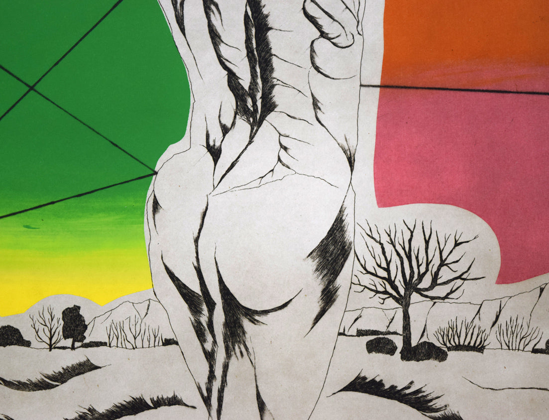 柳澤紀子「旅への誘ないⅢ」銅版画 拡大画像5