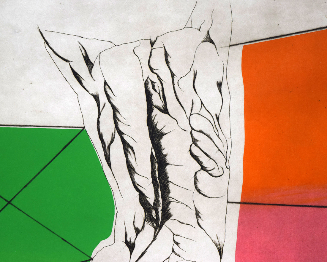 柳澤紀子「旅への誘ないⅢ」銅版画 拡大画像6