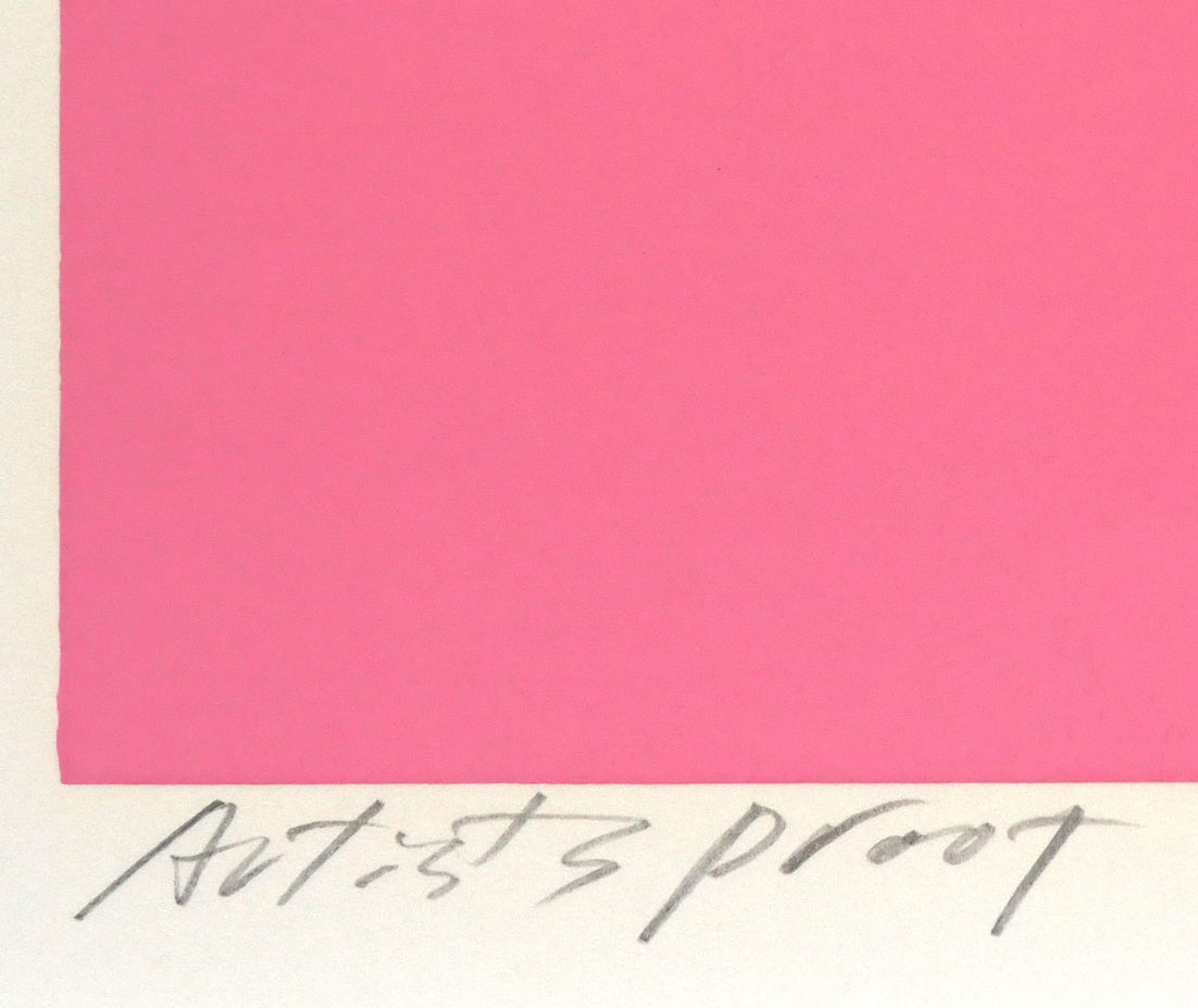 安田侃「二つの顔」シルクスクリーン版画 限定番号(A.P=作家保存版)