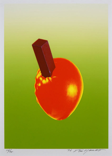 安田侃「無題」シルクスクリーン版画 全体拡大画像