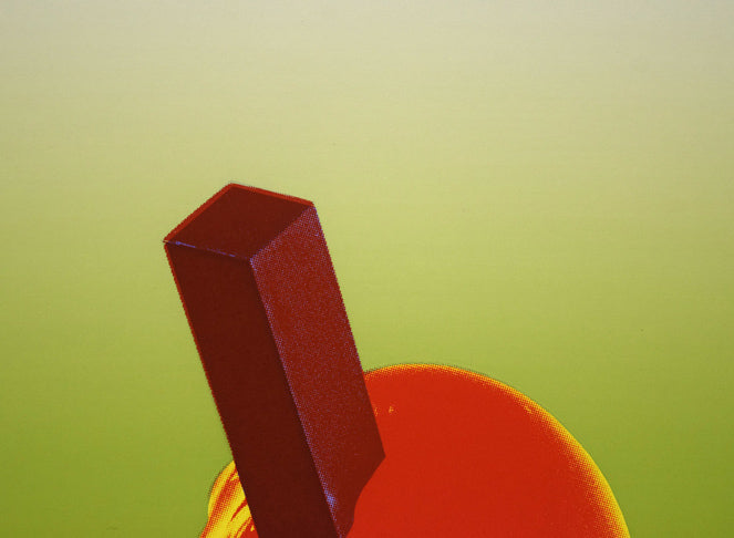 安田侃「無題」シルクスクリーン版画 拡大画像2