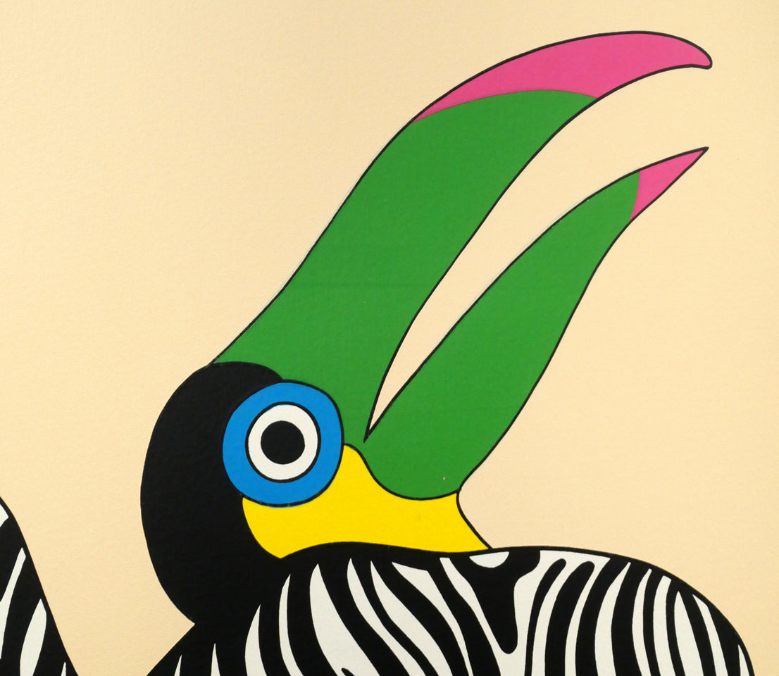 矢柳剛「作品2(「愛の動物誌」より)」シルクスクリーン版画 拡大画像8