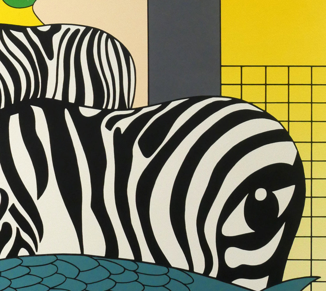 矢柳剛「作品2(「愛の動物誌」より)」シルクスクリーン版画 拡大画像4