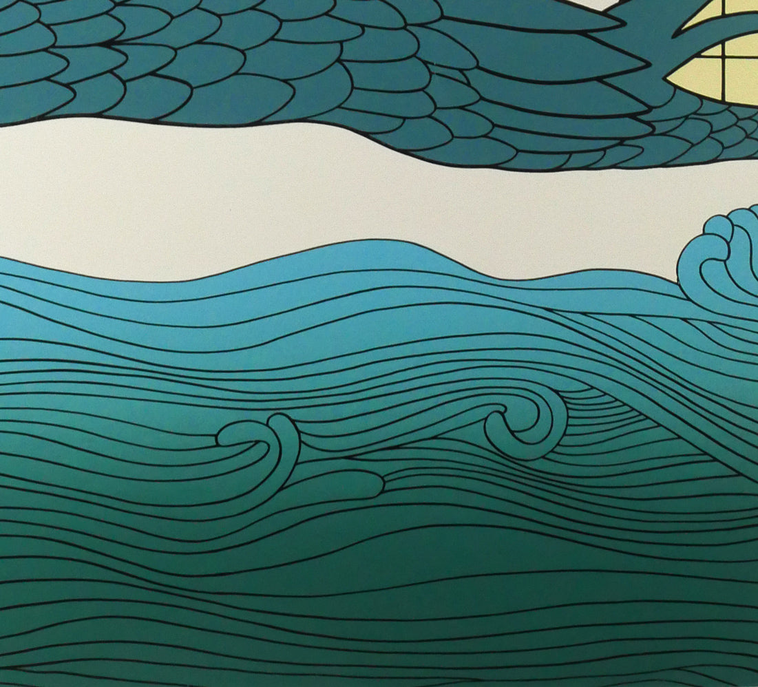 矢柳剛「作品2(「愛の動物誌」より)」シルクスクリーン版画 拡大画像6