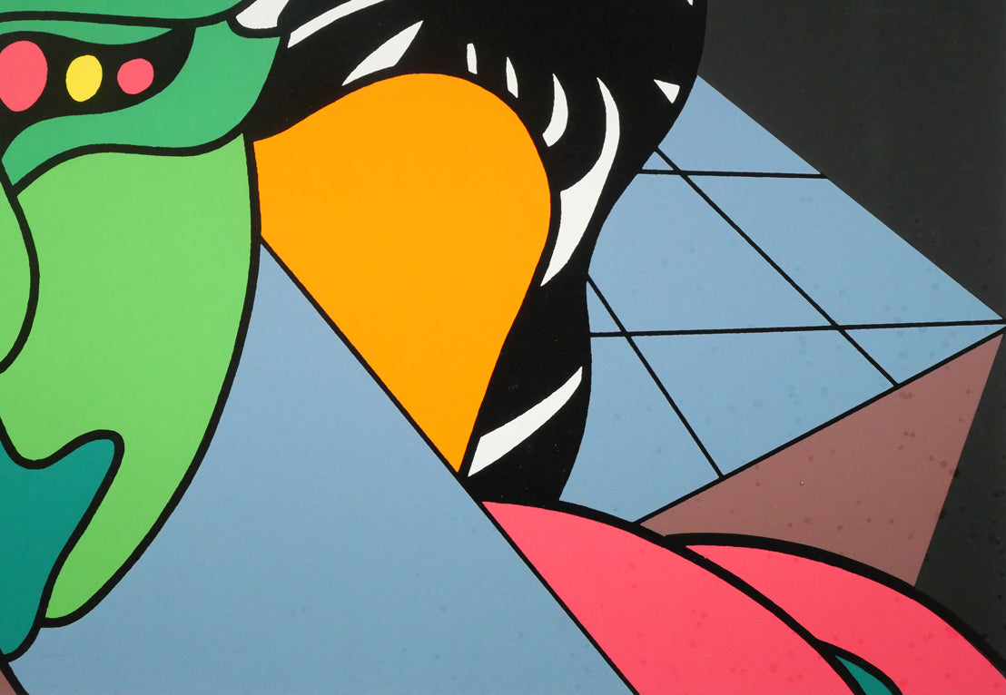 矢柳剛「LE TAUREAU(「現代版画<星座>シリーズ牡牛座」より)」版画 拡大画像5