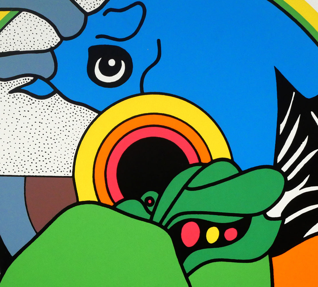 矢柳剛「LE TAUREAU(「現代版画<星座>シリーズ牡牛座」より)」版画 拡大画像2