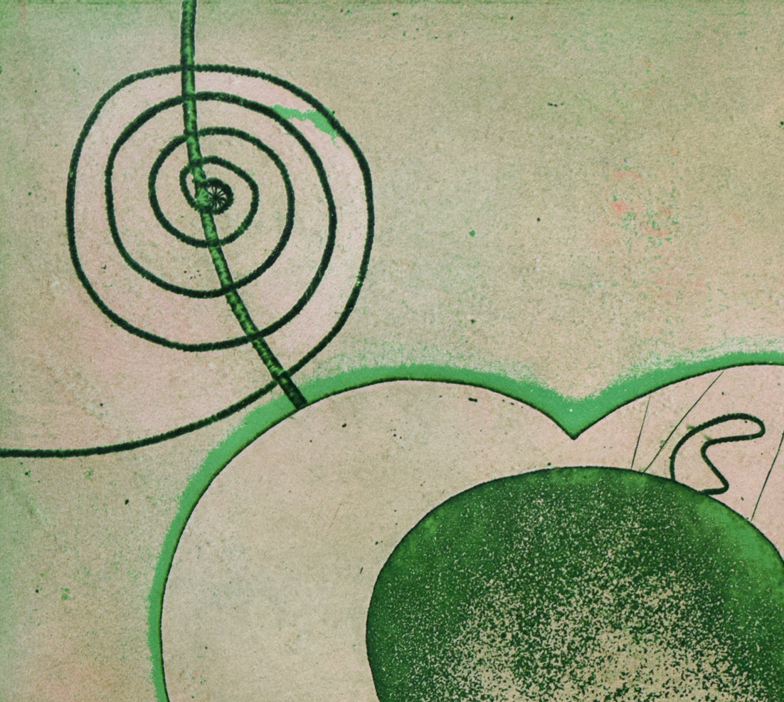 矢柳剛「LA PROPAGATION・繁殖」銅版画 拡大画像1