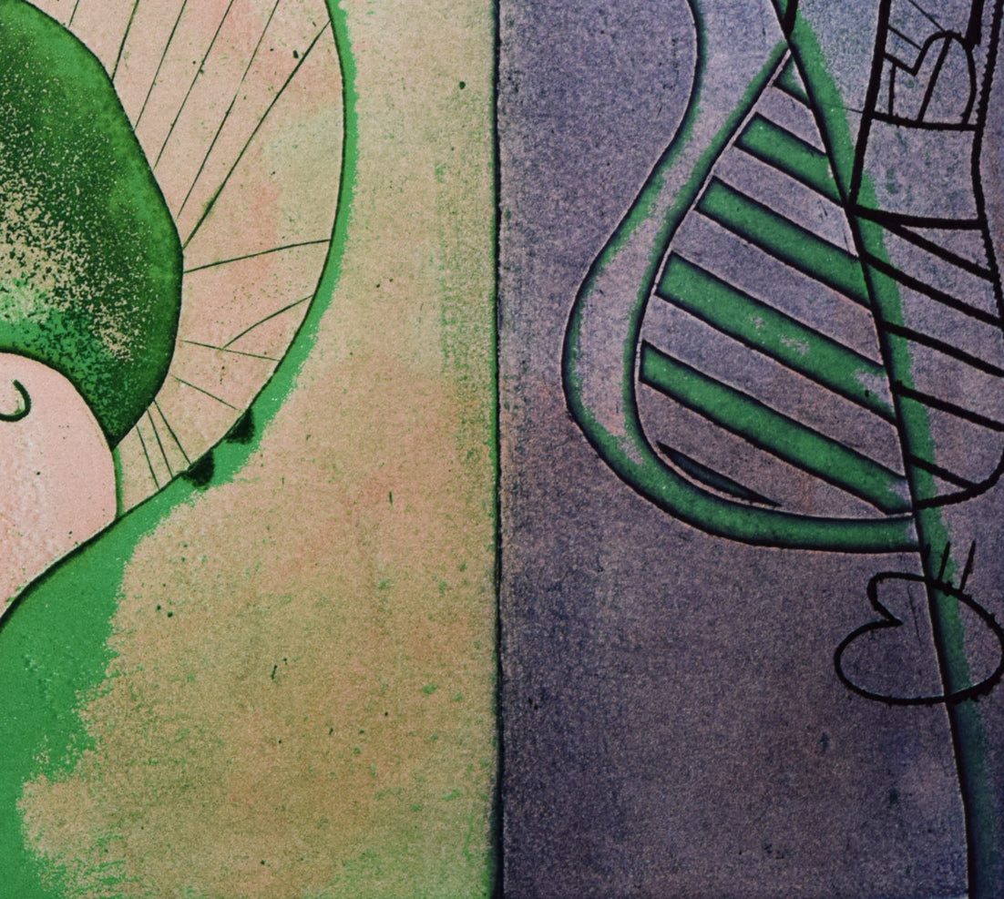 矢柳剛「LA PROPAGATION・繁殖」銅版画 拡大画像4