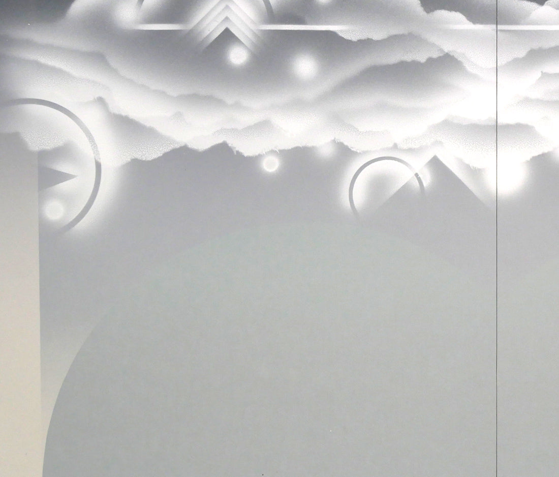 矢崎勝美「Cosmos・1998」モノタイプ1点物版画 拡大画像3