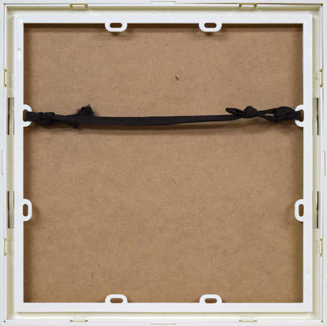 矢崎勝美「Cosmos・2003」モノタイプ1点物版画 額縁裏側画像