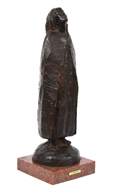 米坂ヒデノリ「凍原(釧路市民文化会館)」ブロンズ 作品全体画像4