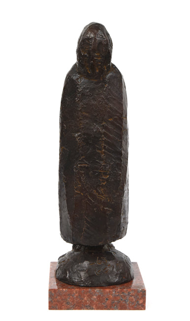 米坂ヒデノリ「凍原(釧路市民文化会館)」ブロンズ 作品全体画像6