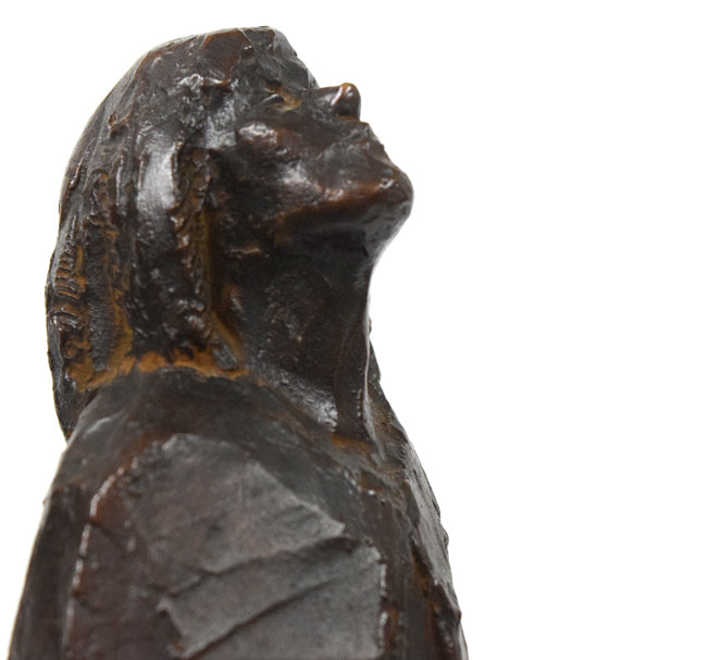 米坂ヒデノリ「凍原(釧路市民文化会館)」ブロンズ 作品部分画像3