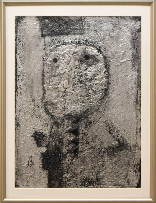 阿部国利「無題」油絵・変形10号