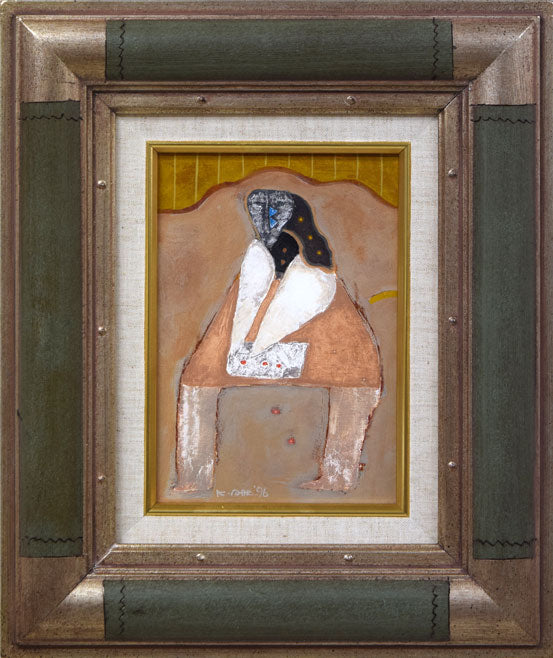 阿部国利「無題」油絵・SM