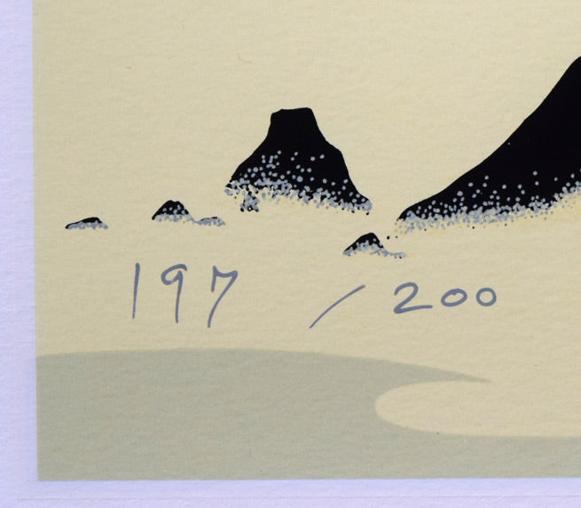 アイベン・アール「グリーン・ビッグ・サー」シルクスクリーン版画 限定番号(ed,197/200)拡大画像