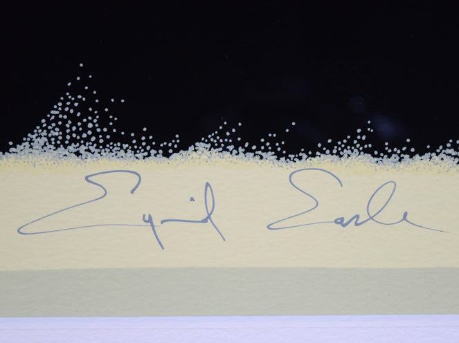 アイベン・アール「グリーン・ビッグ・サー」シルクスクリーン版画 本人直筆ペンサイン拡大画像