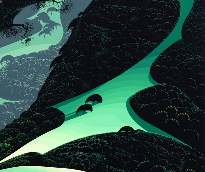 アイベン・アール「グリーン・ビッグ・サー」シルクスクリーン版画 拡大画像2