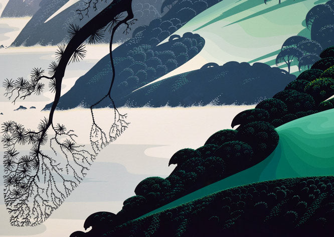 アイベン・アール「グリーン・ビッグ・サー」シルクスクリーン版画 拡大画像3