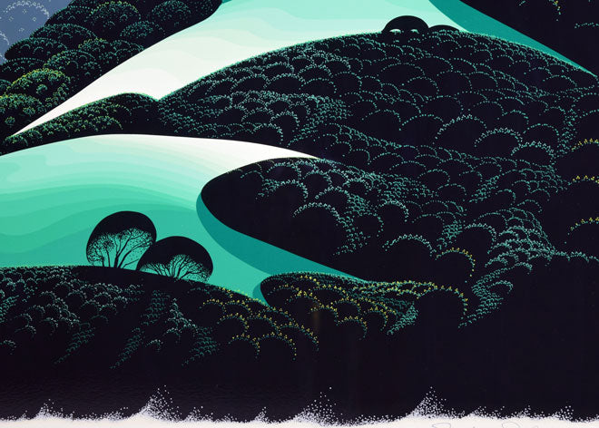 アイベン・アール「グリーン・ビッグ・サー」シルクスクリーン版画 拡大画像4