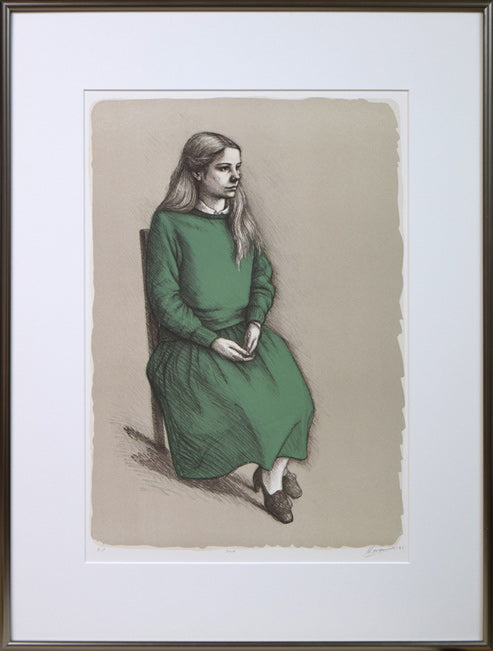 相笠昌義「マルタ」リトグラフ