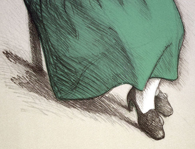 相笠昌義「マルタ」リトグラフ 拡大画像3