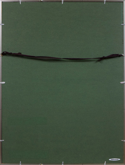 相笠昌義「マルタ」リトグラフ 額縁裏側画像