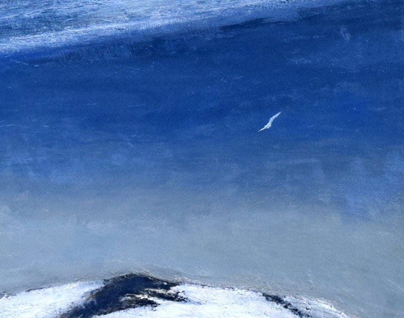 相原求一朗「駒ヶ岳初秋(北海道)」油絵・P10号 拡大部分3