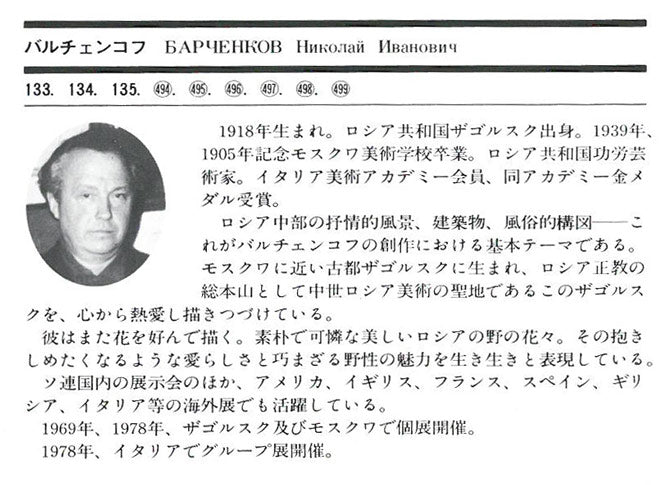 バルチェンコフ「モスコー郊外」油絵・変形20号 プロフィール画像