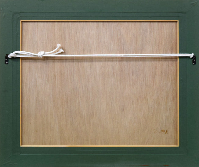 ベルナール ビュッフェ(Bernard BUFFET)「静物」ドライポイント(銅版画) 額縁裏側画像