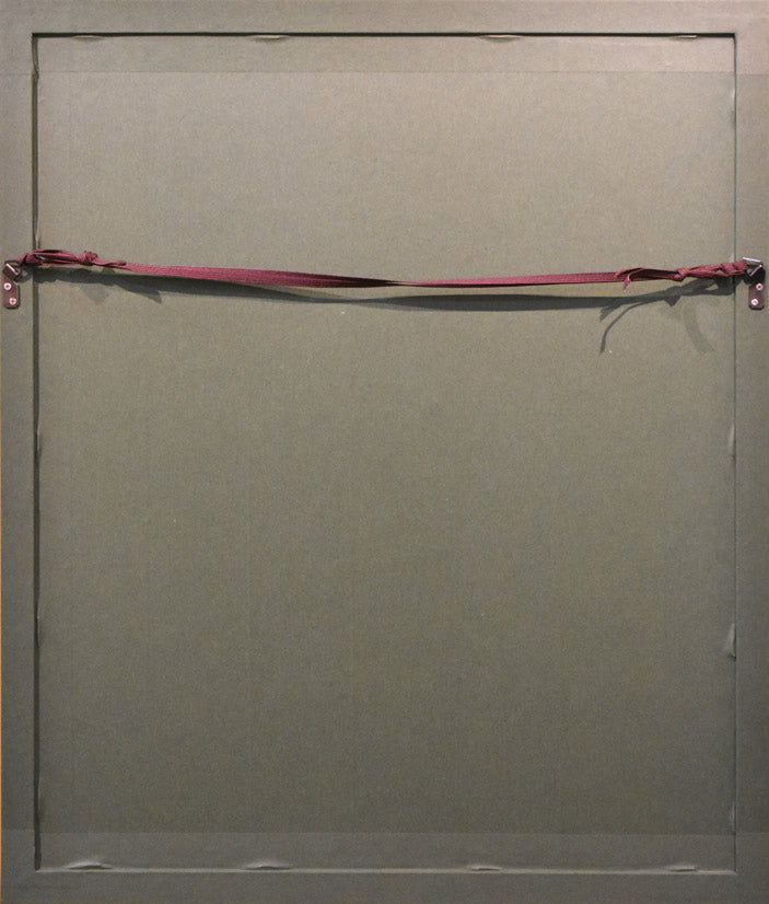 張淳業(チャン スンオップ)「静物画」リトグラフ 額縁裏側画像