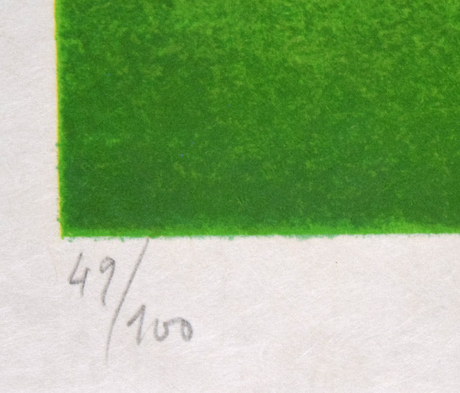 デペルト「樫の木のあるグリーン」リトグラフ　限定番号（ed,49/100）拡大画像