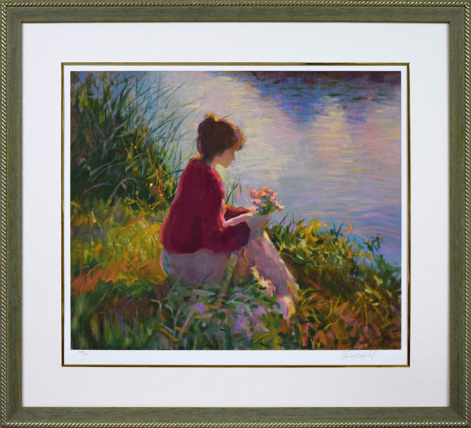 ドン・ハットフィールド「サイレントリフレクション」シルクスクリーン版画