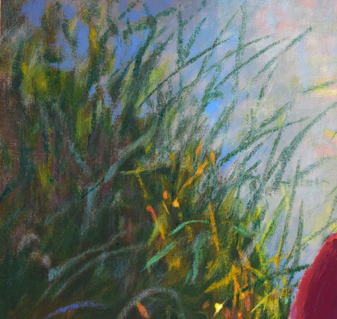 ドン・ハットフィールド「サイレントリフレクション」シルクスクリーン版画 拡大画像1