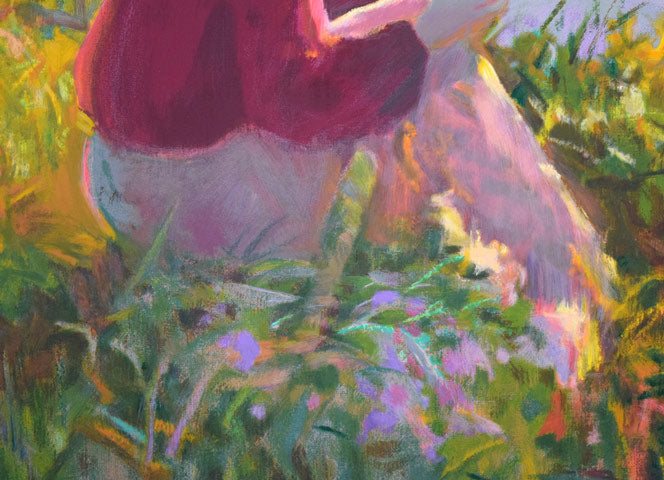 ドン・ハットフィールド「サイレントリフレクション」シルクスクリーン版画 拡大画像4