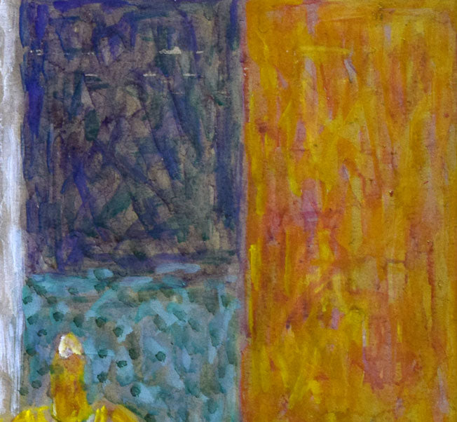 蛯子善悦「アネモネの花と静物」油絵・仏M8号 拡大画像4