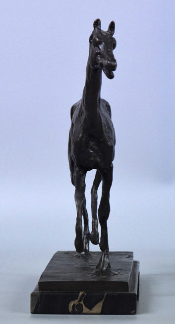 エドガー・ドガ「馬」ブロンズ作品 全体拡大画像1