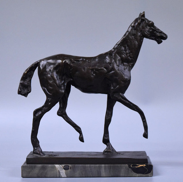 エドガー・ドガ「馬」ブロンズ作品 全体拡大画像2