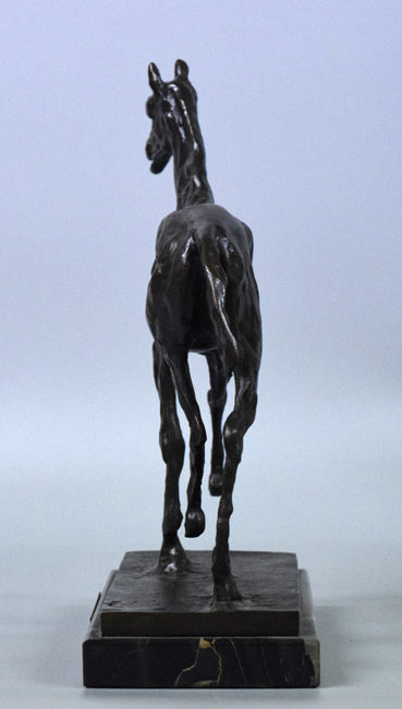 エドガー・ドガ「馬」ブロンズ作品 全体拡大画像3