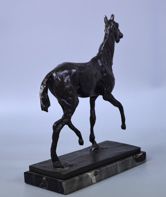 エドガー・ドガ「馬」ブロンズ作品 全体拡大画像5