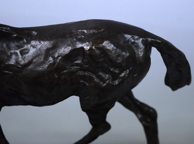 エドガー・ドガ「馬」ブロンズ作品 部分拡大画像3