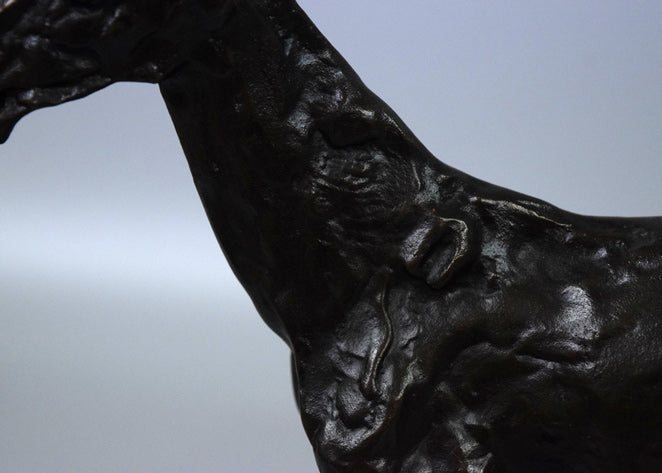 エドガー・ドガ「馬」ブロンズ作品 部分拡大画像4