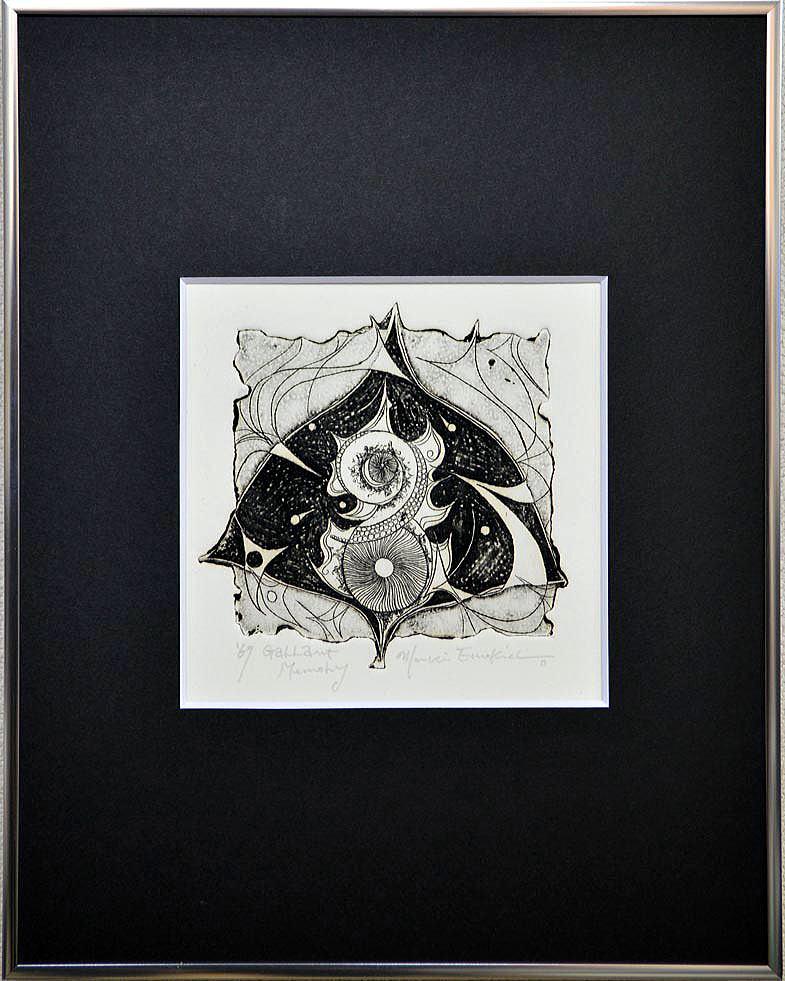 榎戸 真喜「ギャラントメモリー」エッチング・1969年作