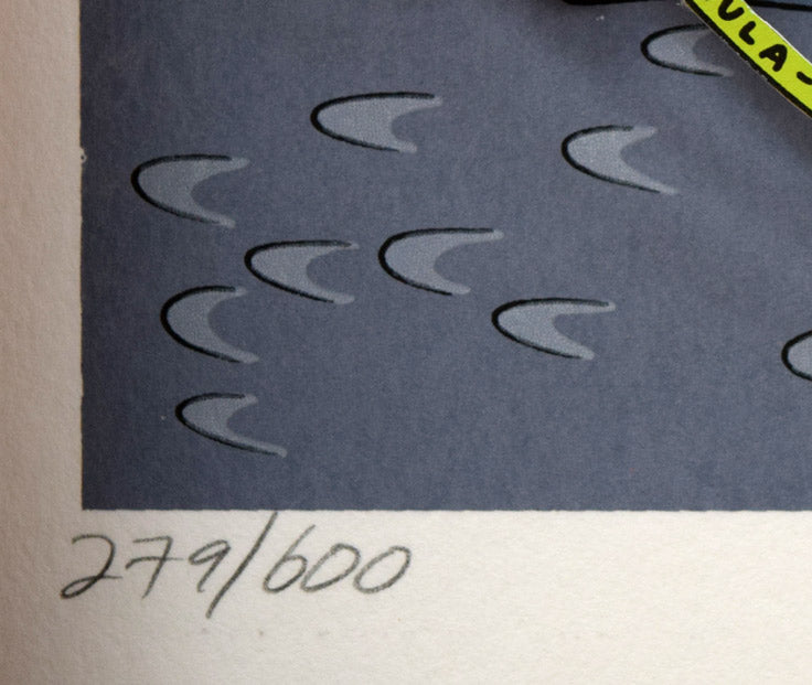 チャールズ ファジーノ(Charles FAZZINO)「MICKEY WOOD」3Dシルクスクリーン版画 限定番号(ed,279/600)